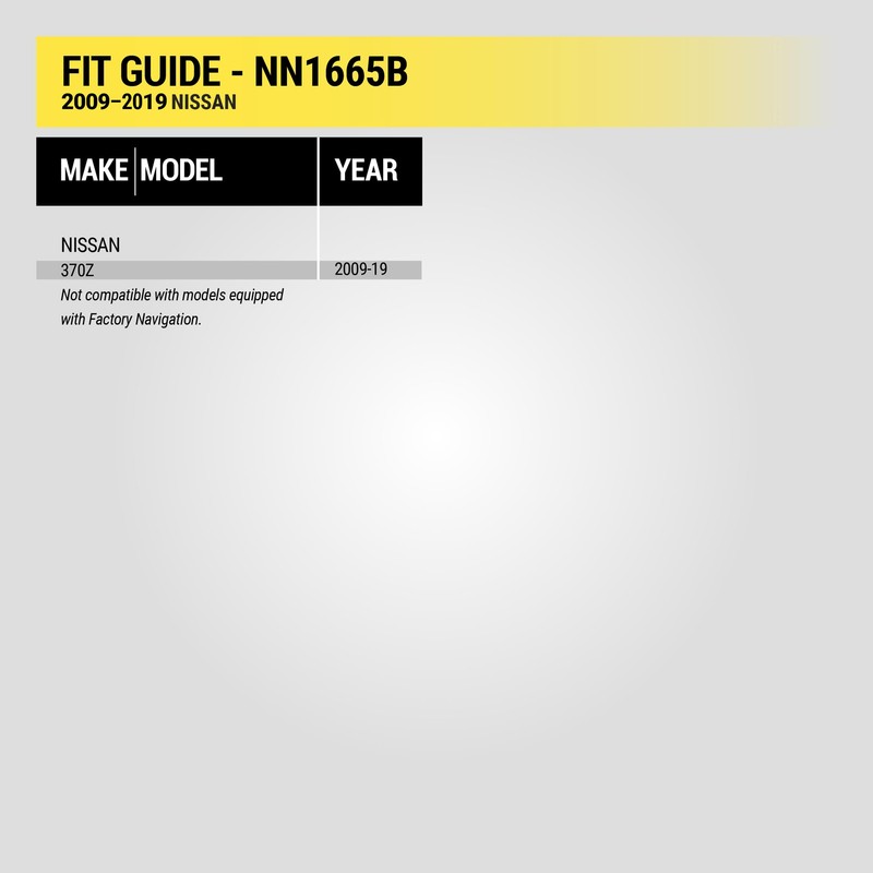 Scosche NN1665B Double DIN or Single DIN with Pocket Radio