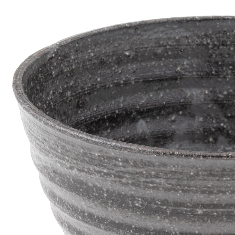 Marui Pottery MR-3-4601 Shigaraki Ware Rice Bowl Bowl Bowl with