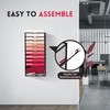 SUPEASY 11-Tier Hanging Wall File Organizer, Mesh Office Mail Holder