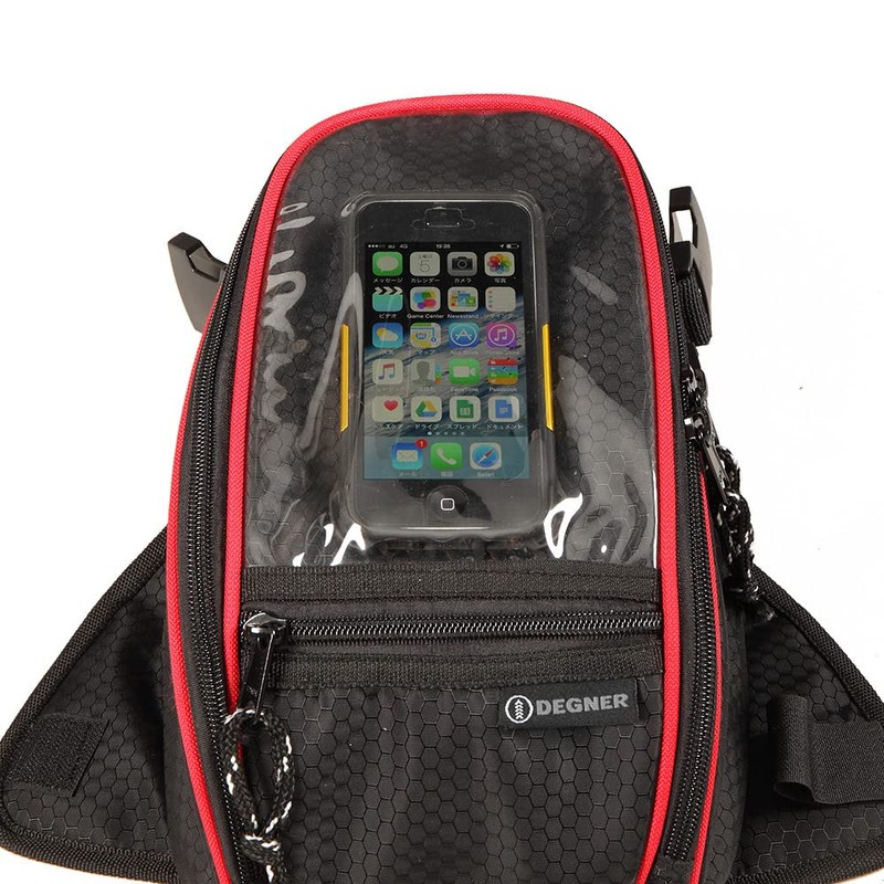 DEGNER NB-117MAG Magnetic Tank Bag, Black, BK