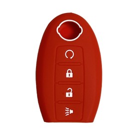 Key Fob Cover for Titan Pathfinder: Remote Case Protector Fit for Nissan Qashqai Rogue Hybrid Sport 2016 2017 2018 2019 2020 2021 2022 2023 KR5TXN3 7812DTXN3 S180144503 285E35RA6A 285E36TA5B Red