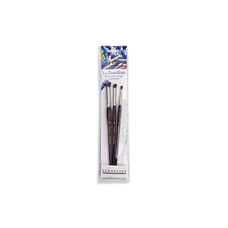 Sennelier Le Pastelliste Pastel Brush 3-Piece Set