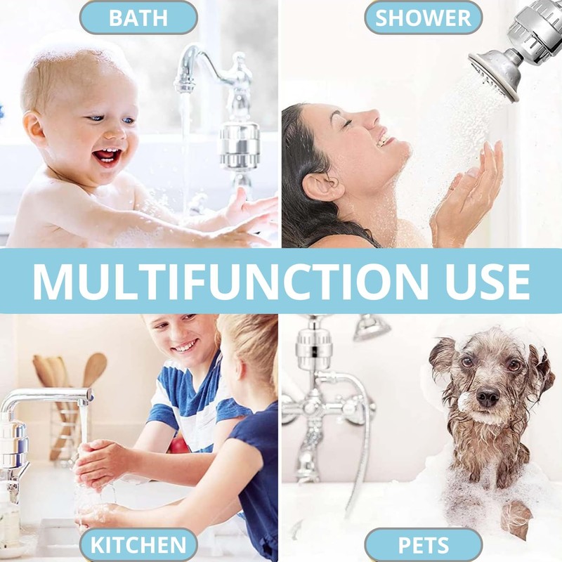 Voda Vida Shower Filter for Hard Water | Remove Chlorine