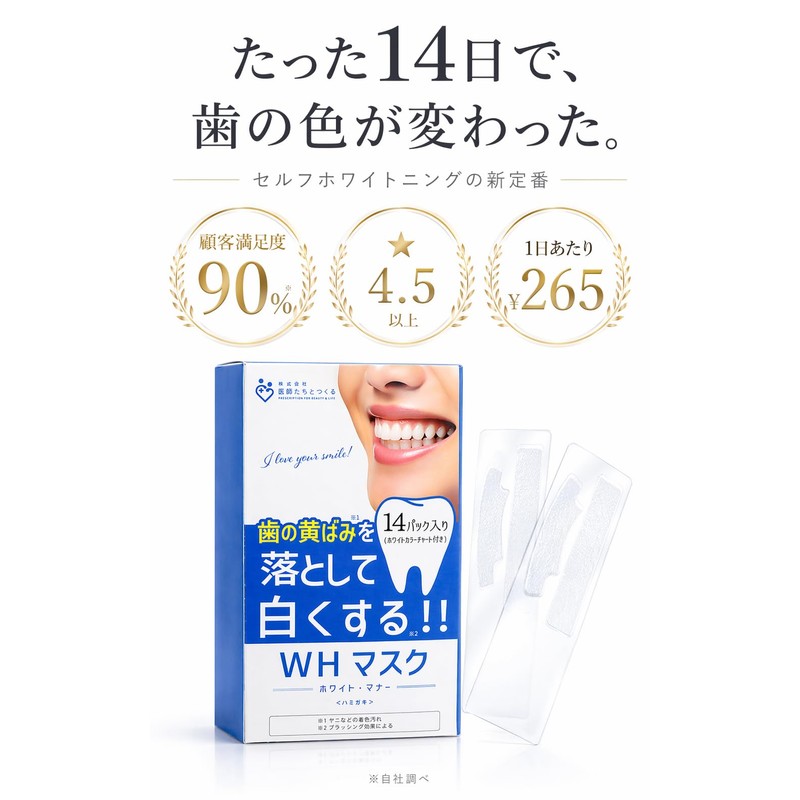 Whitemaner Whitening Sheets, 14-Day Supply, 28 Sheets, Self-Whitening, Home Whitening