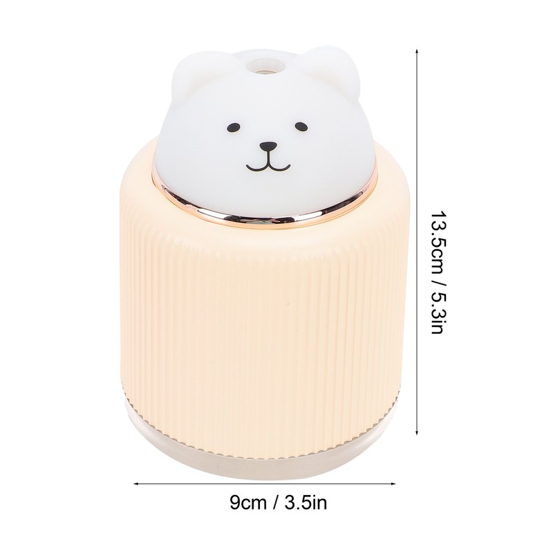 Mini Humidifiers Lovely Cartoon Style Humidifying Device with Light for