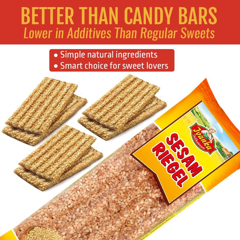 Ivanka's Sesame Crunchy Caramel Bars Deliver Natural Energy & Nutty
