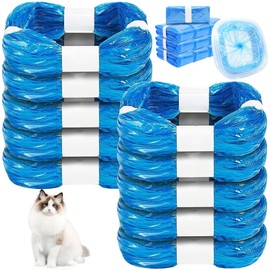 FOGARI Nappy Bin Refill Bags, Pack of 10, Odour-Resistant Nappy Bin Refill Box, Refill Box, Compatible Nappy Disposal Bag, for All Nappy Bins (Blue)