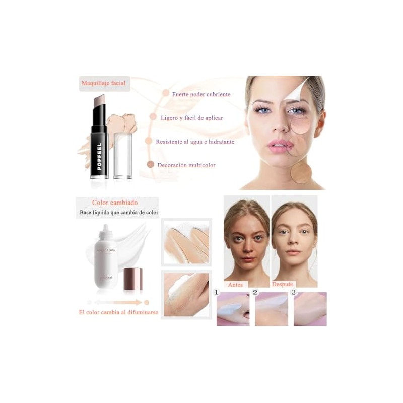 Kit de Maquillaje para Mujer, Set de Maquillaje para Mujer,