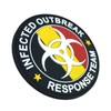 Belgium Flag Infected Outbreak Response Team Glow in The Dark