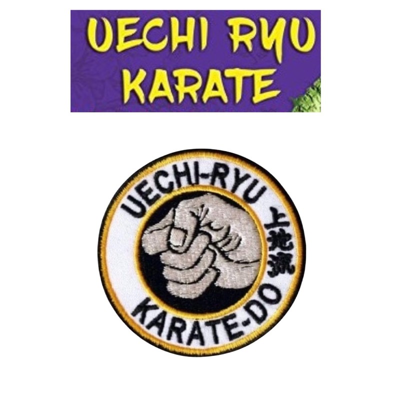 UECHI-RYU Karate Japanese Gi Badge Patch 3inch Embroidered Martial Arts