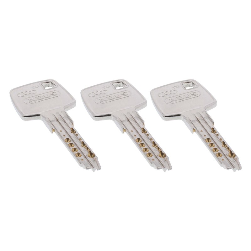 QPlus24 EC660 30/55 Lock Cylinder Set with Security Card, 3