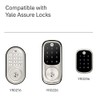 Yale Security AYRDB-DRIVE Drive-In Deadbolt Latch, 2-3/8" to 2-3/4", Nickel