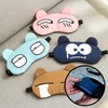 Steaming cold and hot character design sleeping eye patch portable fatigue recovery eye patch ice steaming navy 10ea