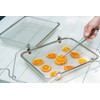Yoshikawa Good Lifestyle Tool, Stainless Steel, Square Shape, Drying Basket