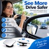 Adjustable Convex Blind Spot Mirrors for Driving – HD Glass