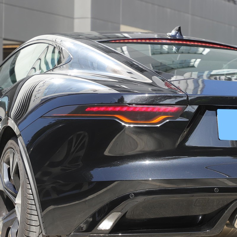 Daeiclru Car Tail Light Lamp Cover Compatible with Jaguar F-Type