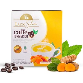 Luxe Slim Caffe Turmerico, 21g x 10 Sachets
