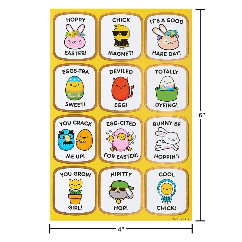 American Greetings 316-Count Easter Stickers for Kids, Easter Eggs and