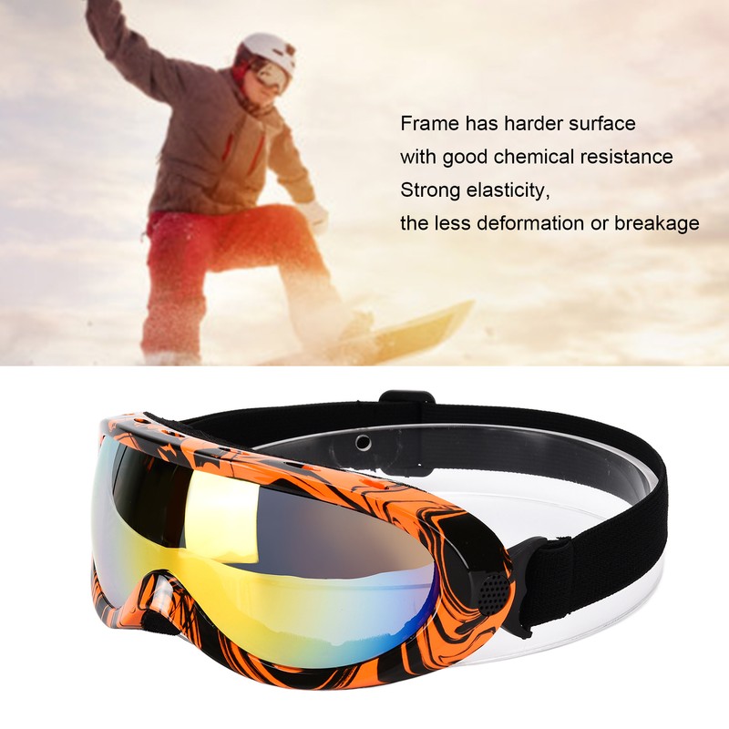 Single Layer Professional Ski Goggles Windproof Outdoor Riding UV Protection
