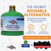 Flame King FK-0.5LB-2 (1/2LB) Refillable Empty Propane Cylinder Tank for