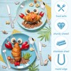 E-far 12-Piece Kids Silverware, Stainless Steel Toddler Preschooler Utensils with
