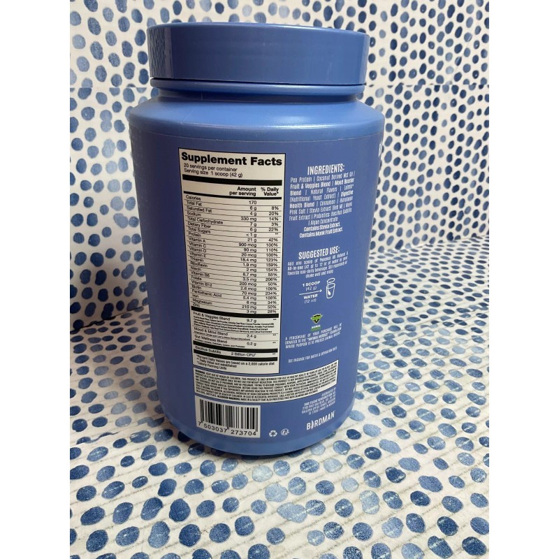 BIRDMAN Peacock Protein Powder Plant Based Meal Replacement Choco 1.85lb