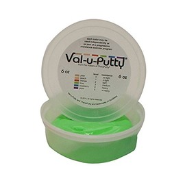 Val-u-Putty153; Exercise Putty, Lime, Medium, 6 Ounce