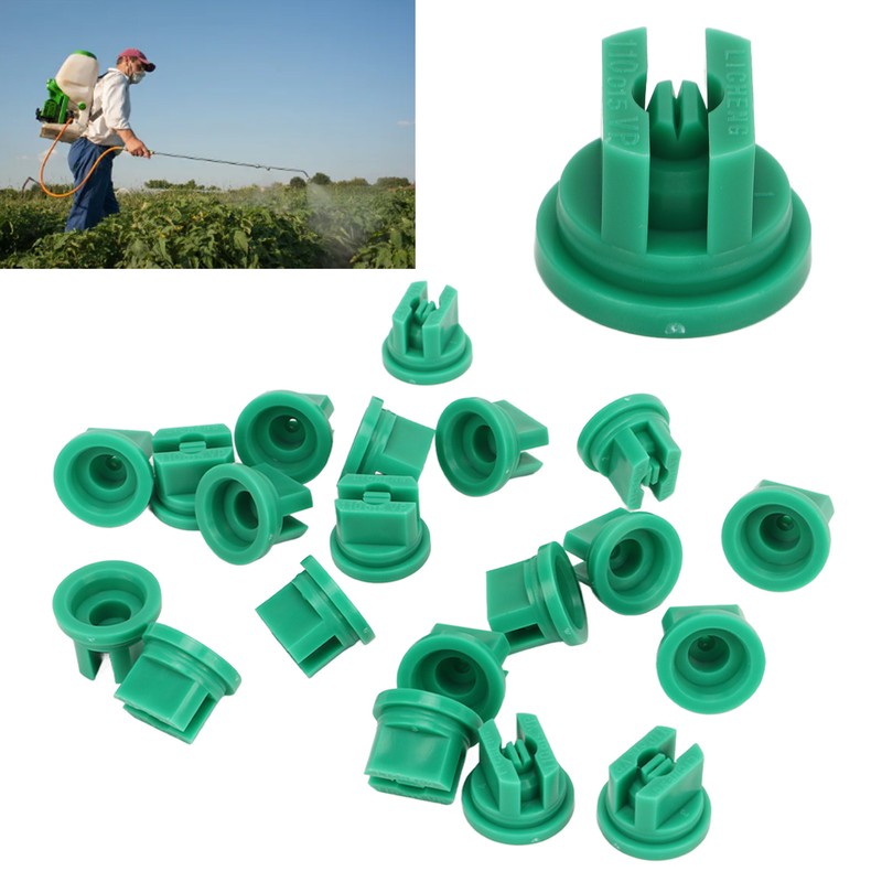 20pcs Flat Fan Spray Tip High Pressure Plastic Agricultural Sprayer