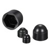 uxcell Plastic Dome Nut Protection Cap Covers, M6 Nut Cover