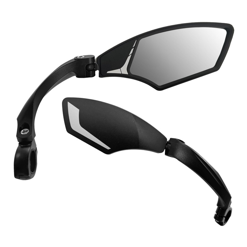 Hafny NEW Handlebar Bike Mirror, HD,Blast-resistant, E-bike Mirror, Glass Lens,