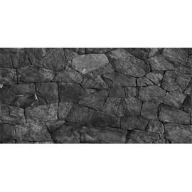 MIRRORANG 180 x 46 cm Dark Grey Stone Aquarium Background Rock Terrarium Background