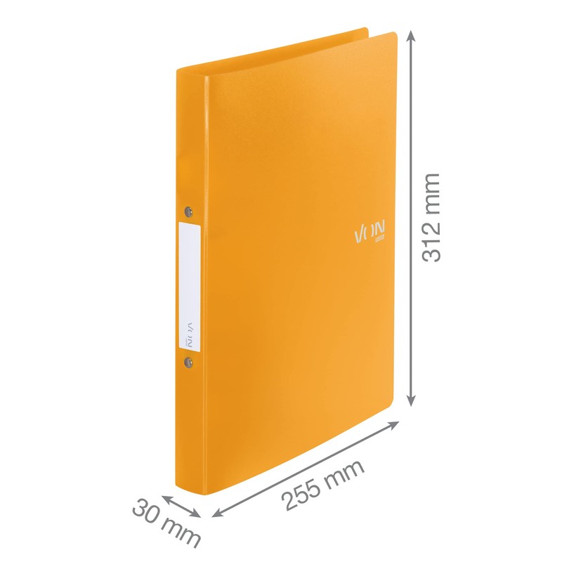 VON Leitz 42470015 Ring Binder A4 with 2 Rings Polypropylene
