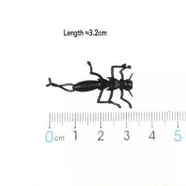 20PCS Soft Insect Stonefly Nymph for Trout Bluegill Perch Creek Fishing Lure