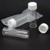 12PCS 25ML Plastic Test Tubes with Screw Caps Sample Bottles