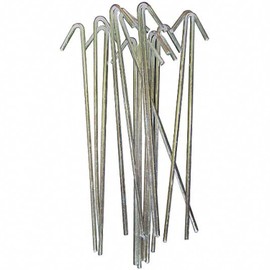 Ozark Fence - 9 Gauge Heavy Duty Fence Ties - Hooked Aluminum Wire Ties for Chain Link Fence - Ties Chain Link Fence Wire to Posts and Rails (Aluminum, 8-1/4" - 300 Pack)