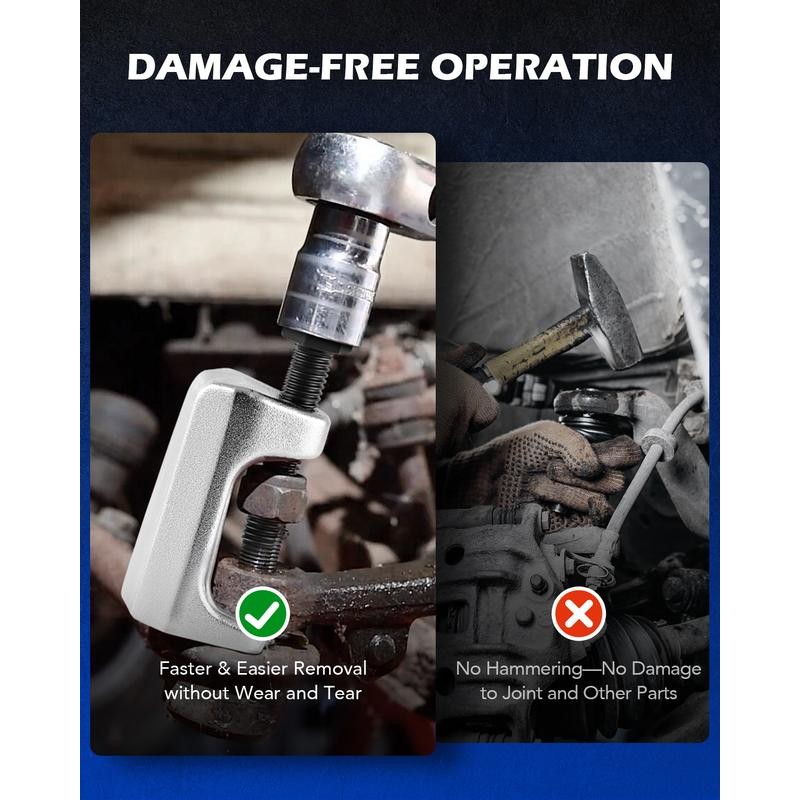 【Summer Tools】OMT 5-in-1 Ball Joint Separator, Pitman Arm Puller, Tie