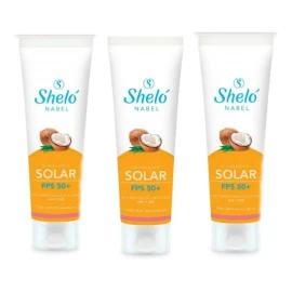 Sheló Nabel Bloqueador Solar 50+ Filtro Uva/uvb, Vitamina E, Coco, Sheló