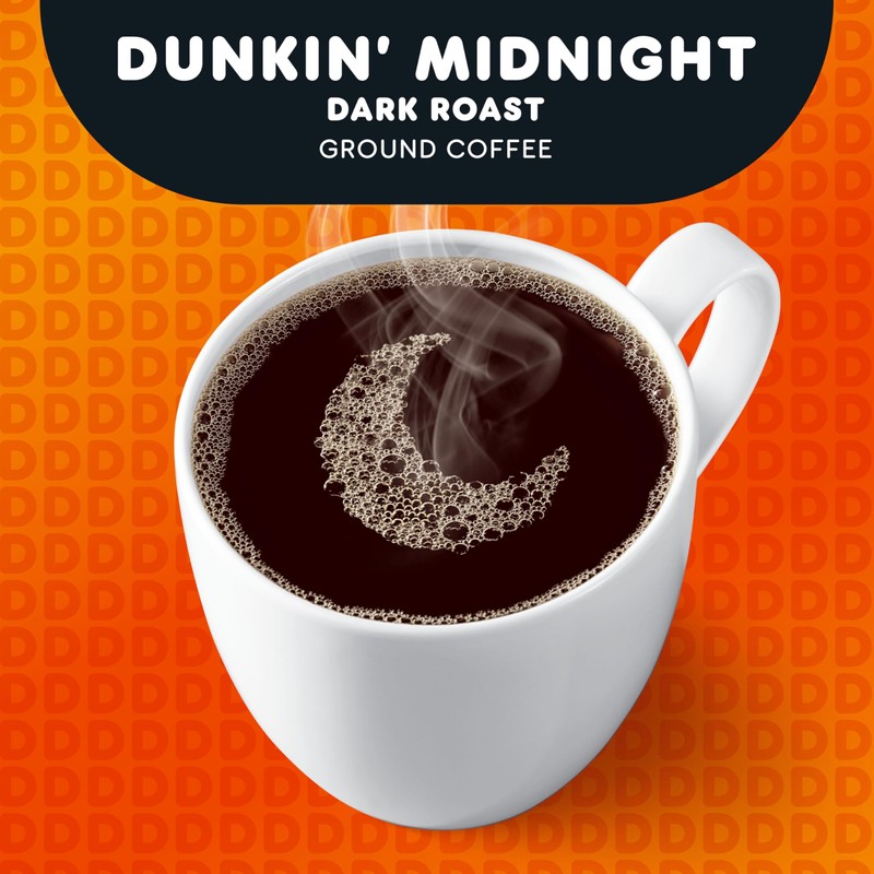 Dunkin' Ground Coffee, Dark Roast, 11 Ounces (Pack of 6)
