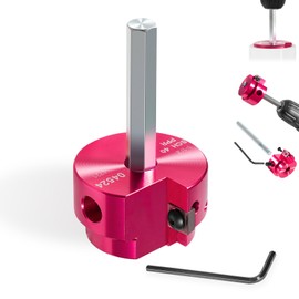 Premium 1-1/2 Inch PVC Pipe Reamer - Aluminum Head, PVC Pipe Tool for Drain Pipe Maintenance - Fits Schedule 40 PVC, CPVC, ABS Fittings - 3/8-Inch Hex Shaft - Fits 1/2-Inch Drills - PVC Fitting Saver