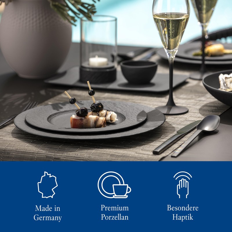Villeroy & Boch Manufacture Rock - Plato (Plato de cena,