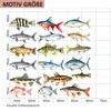 GRAZDesign Wall Sticker Fish Set – Decorative Bathroom Wall Sticker,