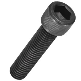 Kozelo 3pcs Socket Head Cap Screws - [5/8"-11x2-1/4] Alloy Steel Fully Threaded Black Oxide Grade 12.9 Internal Hex Screw for 3D Printer Furniture Industrial Use, Black