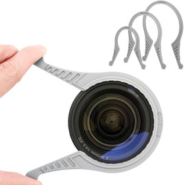 JJC Camera Lens Filter Wrench 37-52mm, 55-72mm, 77-95mm Kit (3-Pack) for Filters Dia Φ37mm to Φ95mm