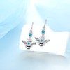 HARMONY BOLA Bee Earrings 925 Sterling Silver Turquoise Bumble Bee
