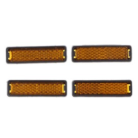 ZEKANXX 4 Pcs/Set Bicycle Pedal Reflector Safety Night Cycling Reflective