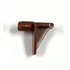 5mm Nylon Shelf Support in Brown - 50 Pack