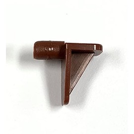 5mm Nylon Shelf Support in Brown - 50 Pack