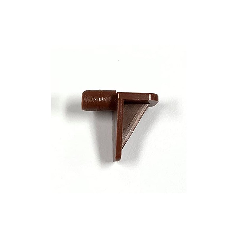 5mm Nylon Shelf Support in Brown - 50 Pack