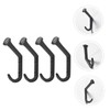 Ciieeo Railroad Spike Hooks 4pcs Coat Towel Door Cast Robe