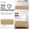 Easy-Going Stretch Bed Headboard Cover,Small Square Jacquard Headboard Slipcover, Dustproof